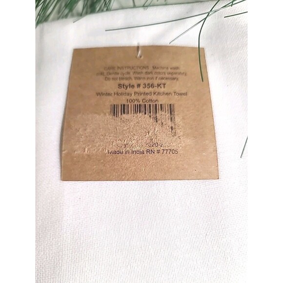 NWT Kitchen Towels Set Of 2 Snowman & Have Yourself A Merry Little Christmas - Picture 5 of 8